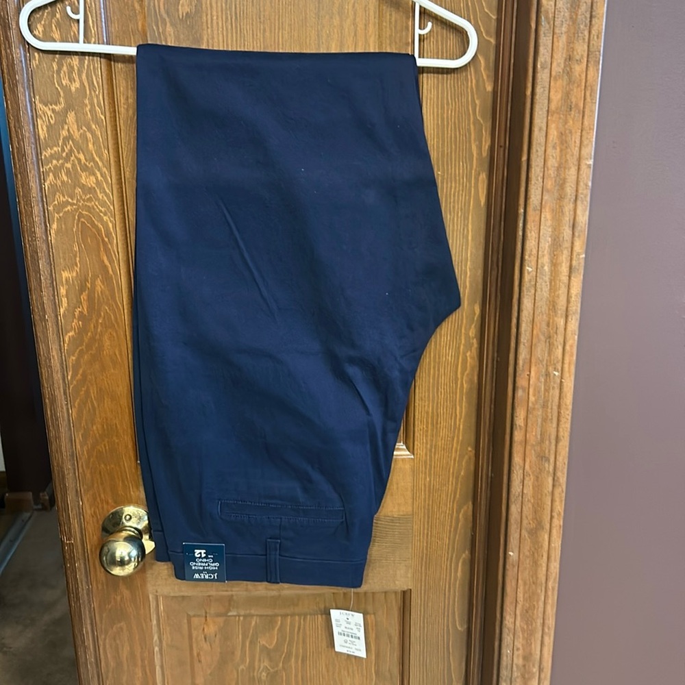 NWT J. CREW High Rise Girlfriend Chino